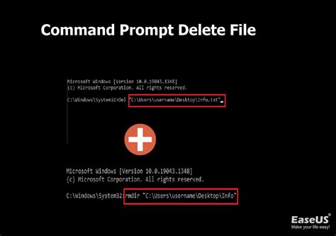 Use Cmd Delete File In Windows Get Full Tips Easeus