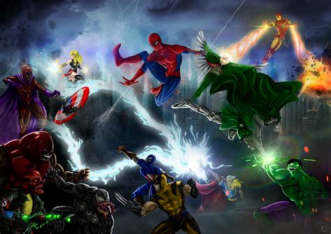 Marvel Heroes Vs Villains 4k Wallpaperhd Superheroes Wallpapers4k