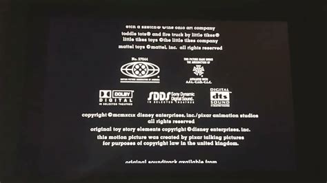 Toy Story 2 End Credits 1999 2006 Youtube