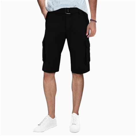 Xray Jeans Mens Slim Fit Stretch Cargo Shorts