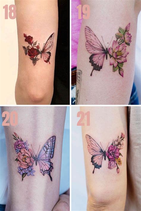 Beautiful Half Butterfly Half Flower Tattoo Ideas Tattooglee
