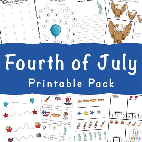 Add these games and worksheets to your fourth of july crafts the fourth of july is a great day to spend time as a family kids will love this free fourth of july themed printable pack. 4th of July Preschool Activities