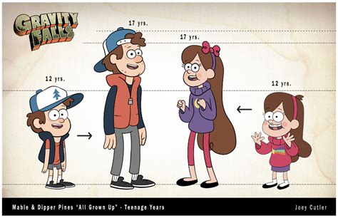 artstation gravity falls character concept gravity falls characters mable and dipper