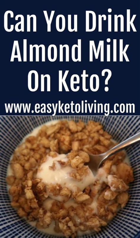 Can You Drink Almond Milk On Keto How To Pick A Low Carb Milk