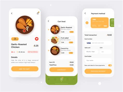 Food Order Mobile App Ui By Mithun 🔥 On Dribbble