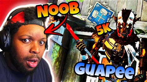 Apex Noob Reacts To The Best Revenant Player Guapee Youtube