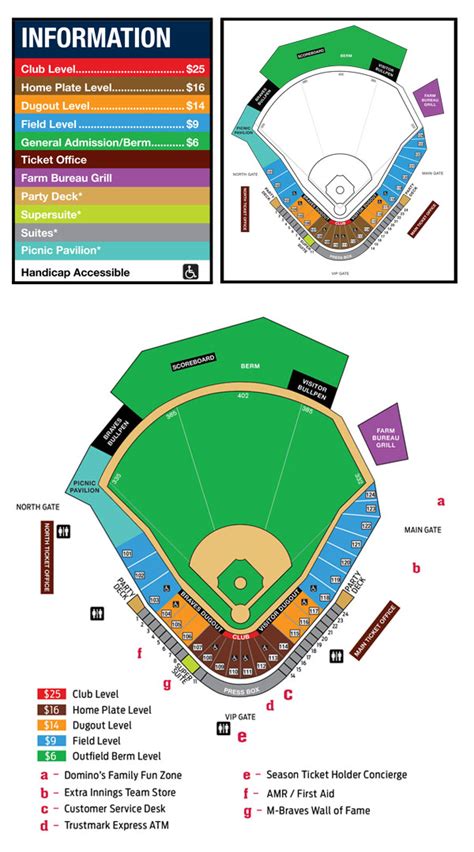 Braves Stadium Seating Chart Cabinets Matttroy