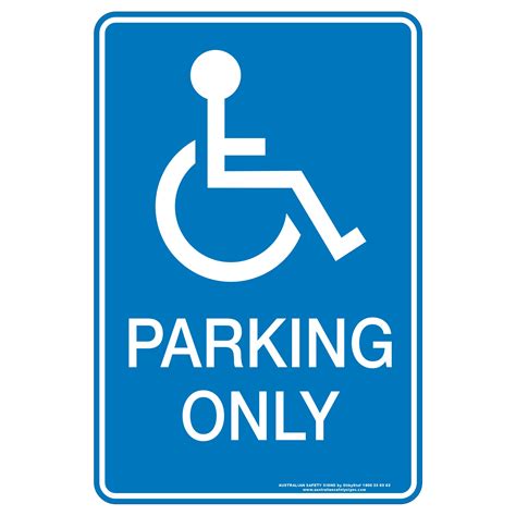 Disabled Parking Only Discount Safety Signs New Zealand