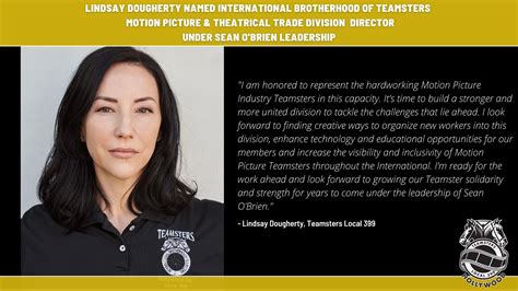 Hollywoods Lindsay Dougherty Named International Brotherhood Of