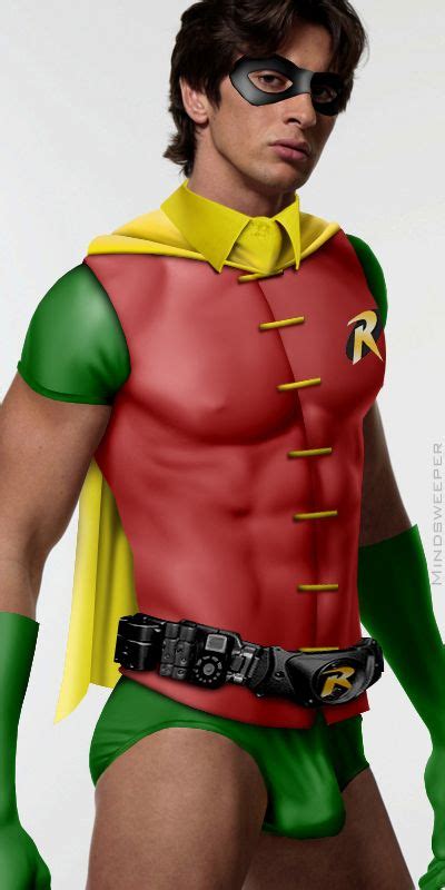 Robin Manip Robin The Babe Wonder Speedo Babe X Man Batman Robin Super Hero Costumes