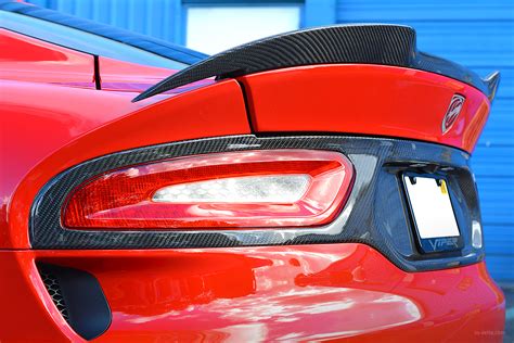 Dodge Viper Gen 5 Tail Light Surround Panel Carbon Fiber Ss Vette Inc