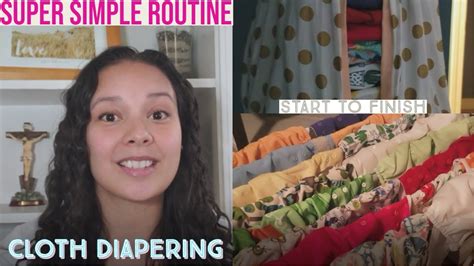 My Cloth Diaper Routine How I Wash And Store My Cloth Diapers Youtube