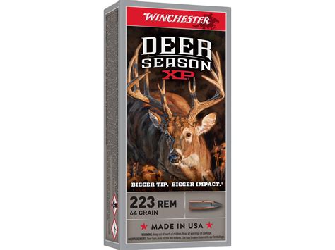 Winchester Deer Season Xp 223 Remington Ammo 64 Grain Winchester