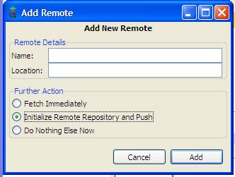 Svn uses a single centralized repository to serve as the communication hub for developers, and collaboration git remote examples. Creating remote Git repository with Git GUI - Blot Design ...