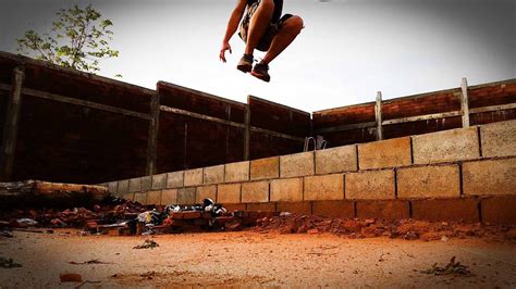 Parkour Jump Over Wall Ultra Slow Motion Hd Youtube