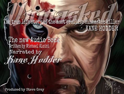 Unmasked Kane Hodders New Audio Book Horror Society