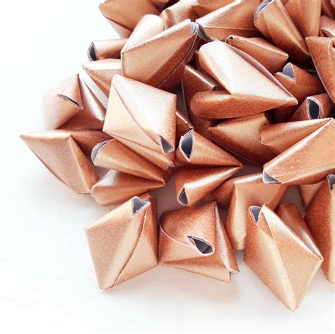 Bespoke Origami Hearts With Messages By Bubble And Mimi