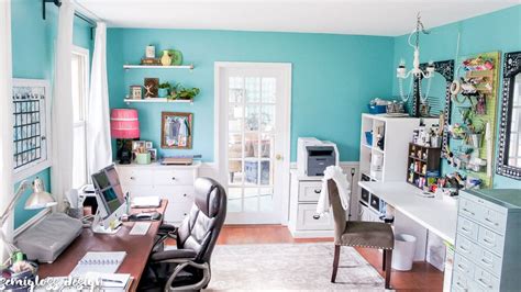 Budget Friendly Office Makeover Reveal Semigloss Design