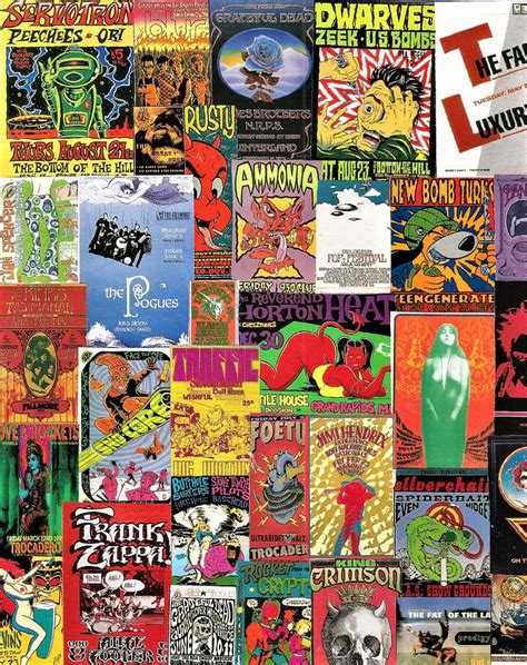 Classic Rock Poster Collage 19 Painting By Doug Siegel Pixels