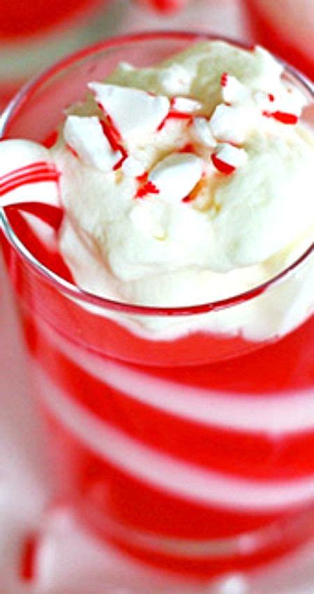 Candy Cane Jello Shots Recipe Shot Recipes Delicious Holiday Recipes Jello Shot Recipes