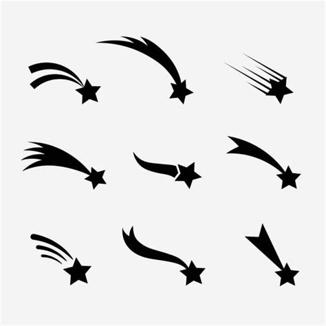 Shooting Star Vector Illustrations Royalty Free Vector Graphics And Clip