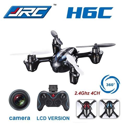 Original Jjrc H6c 4ch 2 4g 2mp Camera Lcd Rc Quadcopter Drone Helicopter Rtf 200w 3d 6 Axle Gyro