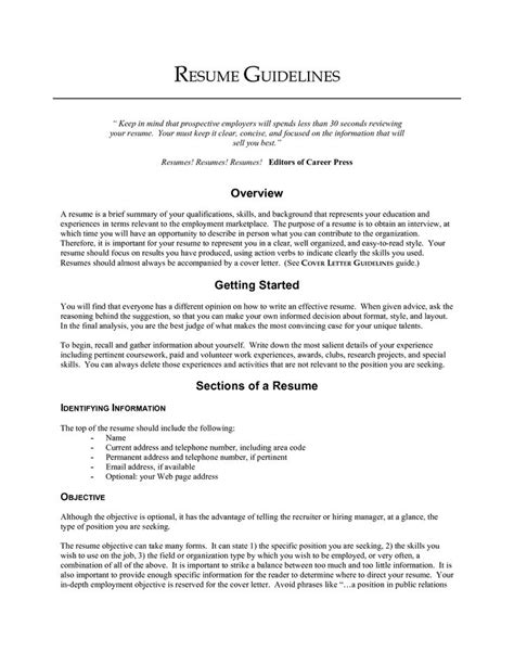 Sample Resume Objective Statement Free Samples Examples Format
