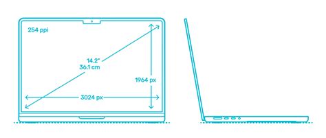 Apple Macbooks Dimensions And Drawings