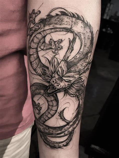 Shenron Forearm Tattoo Will Make Your Arm Memorable