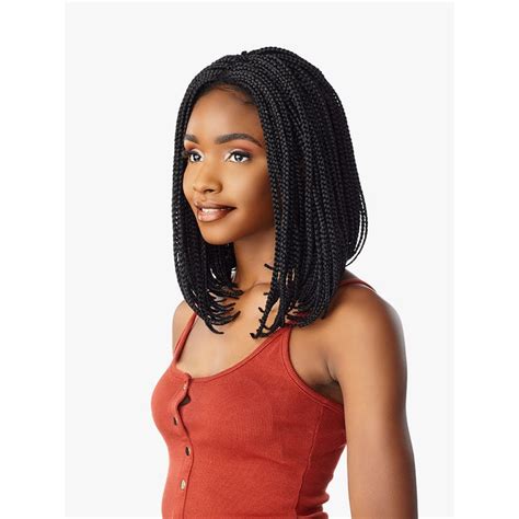 Sensationnel Cloud 9 Hand Braided Synthetic Swiss Lace Wig Box Braid