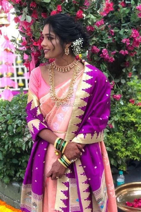 beautiful nauvari sarees we spotted on these real maharashtrian brides nauvari saree indian