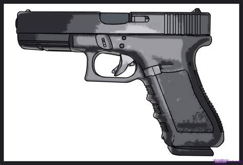 Como Dibujar La Glock 17 9mmla Ak 47 Y La M16 Assault Rifle Arte Taringa