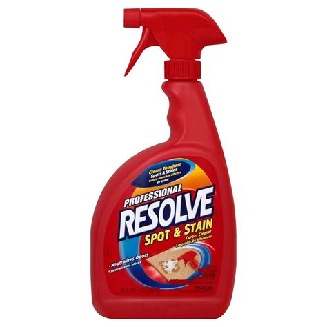 Resolve 32 Oz Procare Carpet Spot And Stain Remover 974022 The Home