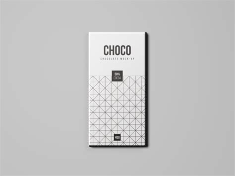 chocolate package mockup