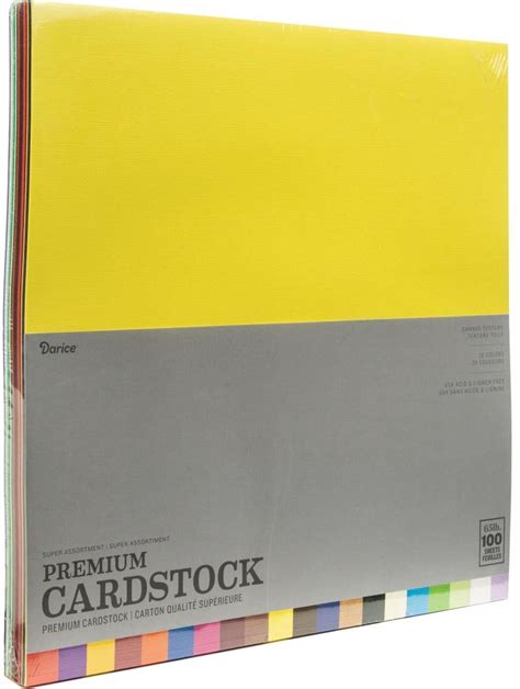 Coredinations Value Pack 12x12 Canvas Cardstock Textured Super
