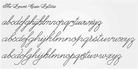 Alphabet Beautiful English Handwriting Styles Modern Calligraphy