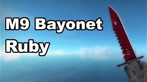 M9 Bayonet Ruby Csgo Skin Showcase Youtube