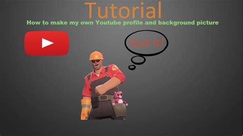 How To Make Your Own Youtube Profile And Background Picture Youtube