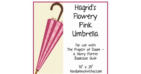 Pod Hagrids Flowery Pink Umbrellapdf Harry Potter Bookcase