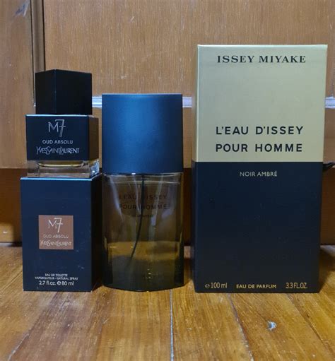Rare Discontinued Mens Colognesperfumes Issey Miyake Leau Dissey Noir
