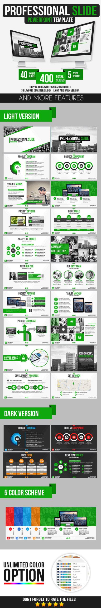 Discover Professional Slide Powerpoint Template Accomplish With Spadaro