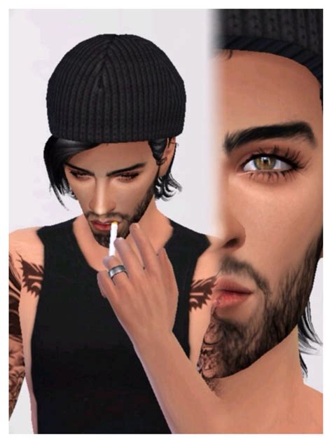 Sims4tune By Hayaco — Sparetimesimmer One Directions Zayn Malik Cc