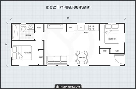 12 X 32 Tiny Home Designs Floorplans Costs And More The Tiny Life