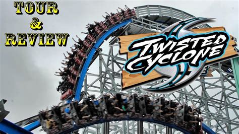 First Look Twisted Cyclone Six Flags Over Georgia S New Roller Coaster Tour Review And Povs