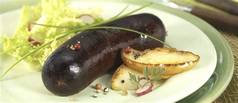 Boudin Noir Aux Pommes Traditional Sausage Dish From France