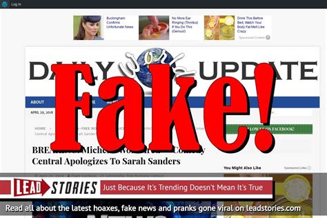 Fake News Michelle Wolf Not Fired Comedy Central Did Not Apologize To Sarah Sanders Lead