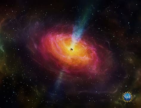 Multimedia Gallery Super Massive Black Hole At Heart Of Galaxy