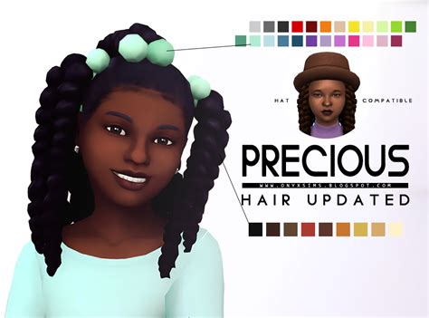Precious Hair Sims 4 Cc Finds