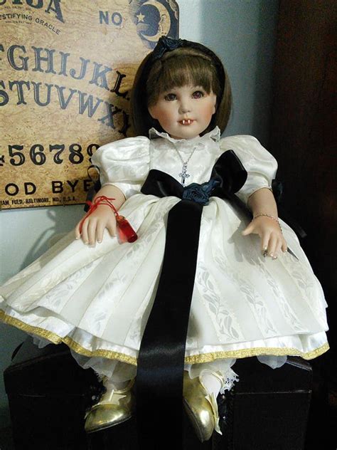 Toddler Divania Vampire Porcelain Doll Goth Horror Ooak Etsy