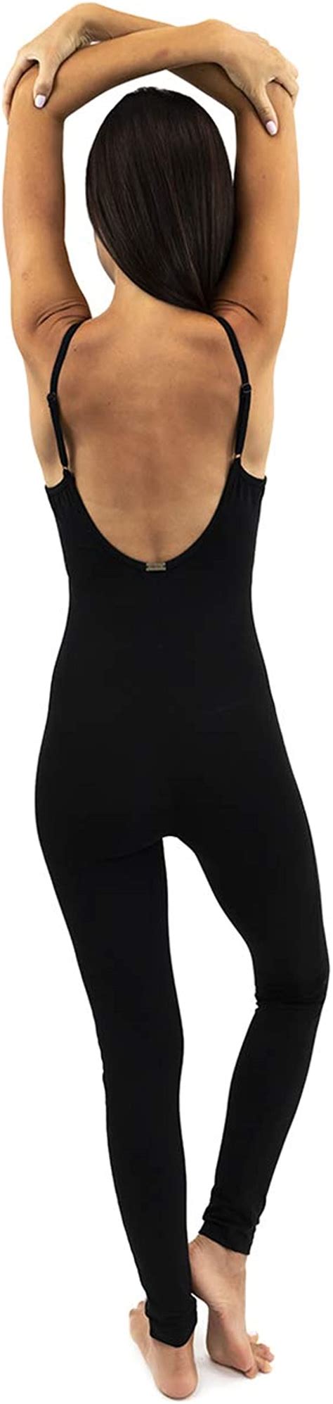 treelance yoga bodysuit one piece bodysuits workout organic cotton bra open back jumpsuit for